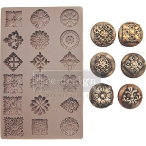 Free Shipping! Prima Marketing Curio Trinkets Mould - Food Safe 638856