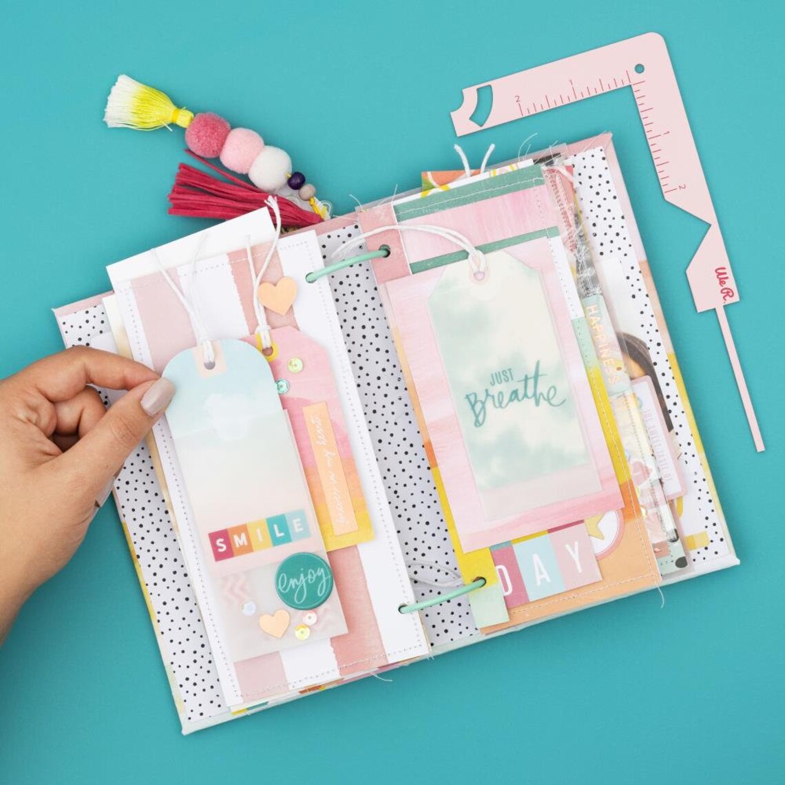 We R Memory Keepers Book Cover Guide - Mint or Pink - Etsy
