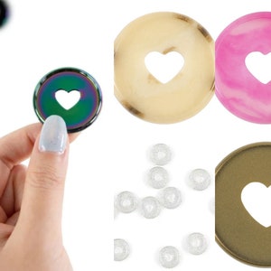 Medium Plastic Expander Discs - Choice of Colors - Happy Planner 9 each Pack