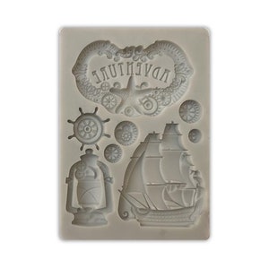 Stamperia Silicone Mould A6 4X6&quot; - Songs Of The Sea - Adventure