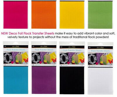 iCraft DECO FOIL Transfer Sheets 6X12 5/Pkg - Various Colour - Choose  your own