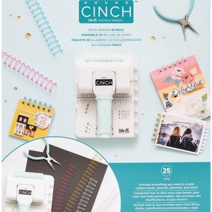 We R Mini Cinch Book Binding Tool Bundle - wires, covers, cutter