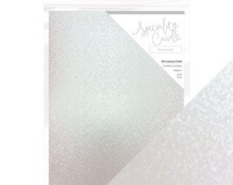 Paquetes de tarjetas especiales de lujo Tonic Studios Perfect Craft - 5 hojas de papel A4 - Starlit Sky, Snowbound, Cosmic Vista