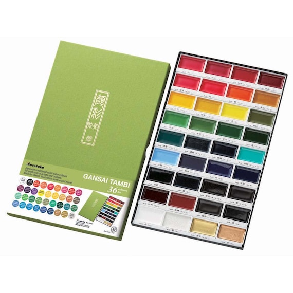 Kuretake Gansai Tambi 18 Color Set