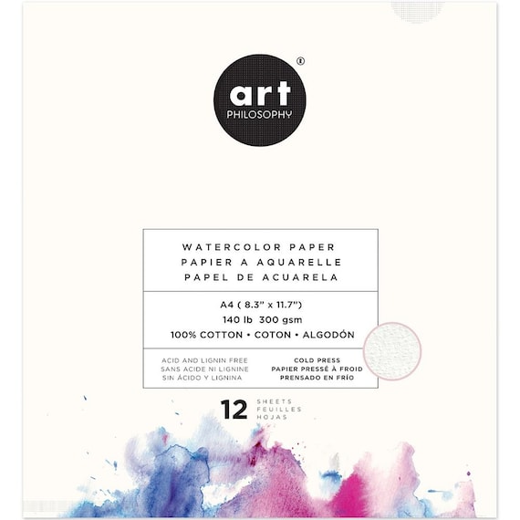 Art Philosophy A4 Watercolor Paper Pad