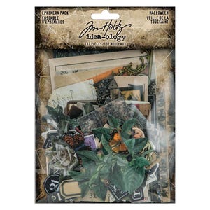 Tim Holtz Idea-Ology Halloween Ephemera Pack 137/Pkg - TH94435