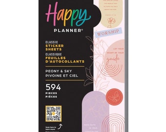 Pfingstrose & Himmel Glaube Value Pack Sticker - Bright Florals - MAMBI Happy Planner Sticker