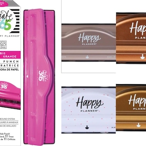 Big Happy Planner Punch - MAMBI Gold, Rose Gold, Copper, Print, or Pink