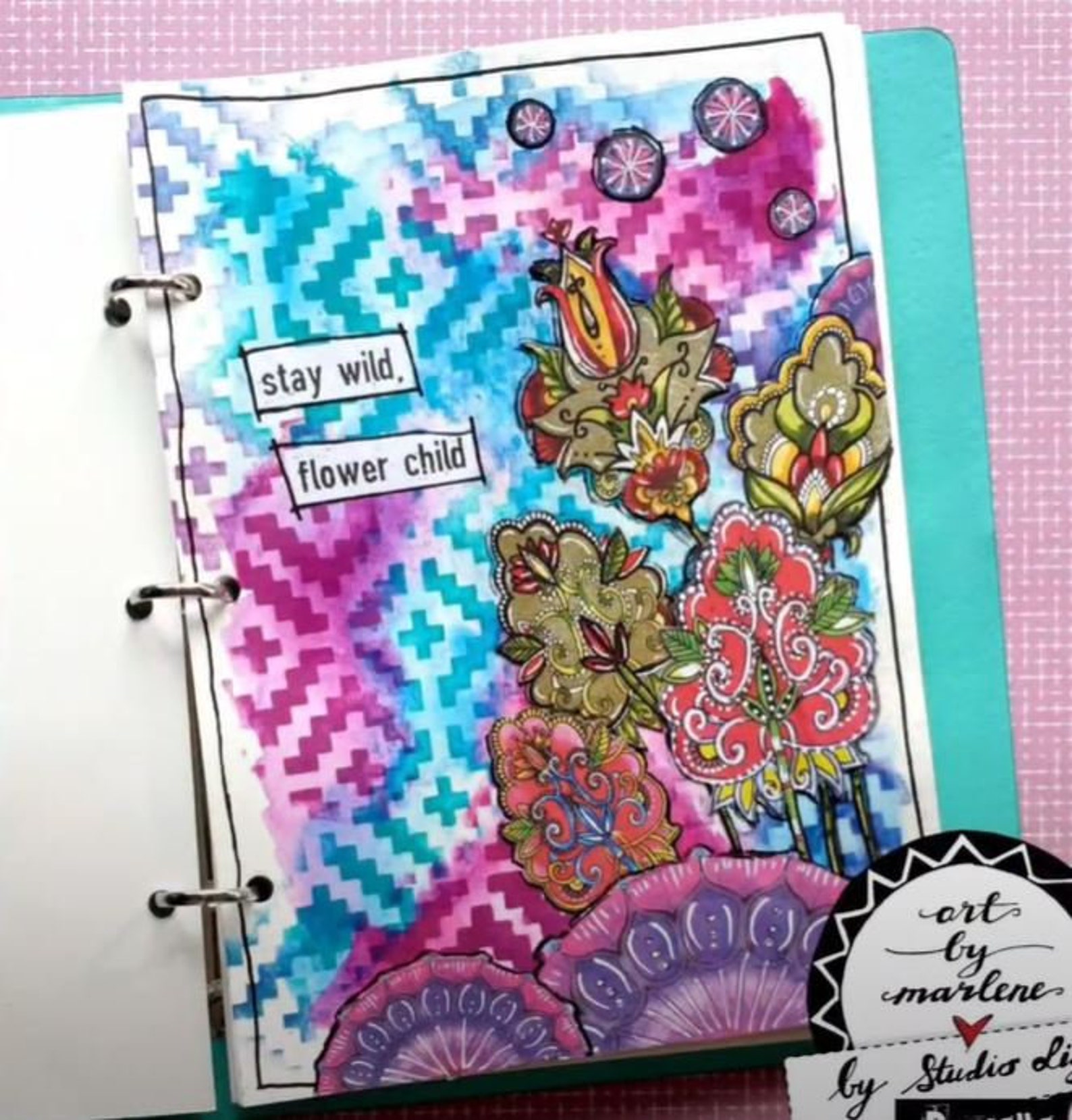 Art by Marlene Stencil Artsy Arabia MASKBM12 Etsy