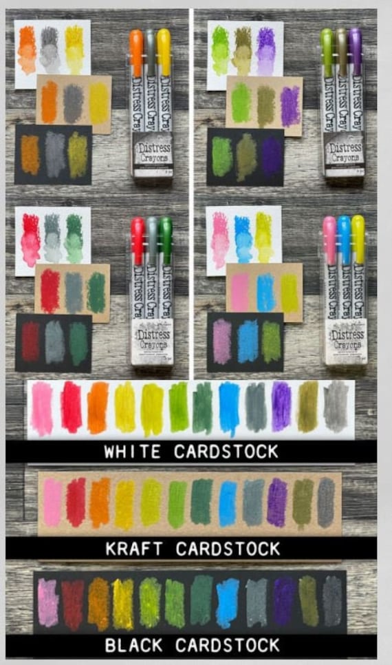 Crayons Tim Holtz Pearl Crayons Distress Pearl Tim Holtz - Coffret Holiday # 5 - Effet Nacré - Multicolore Art Créatif Fêtes