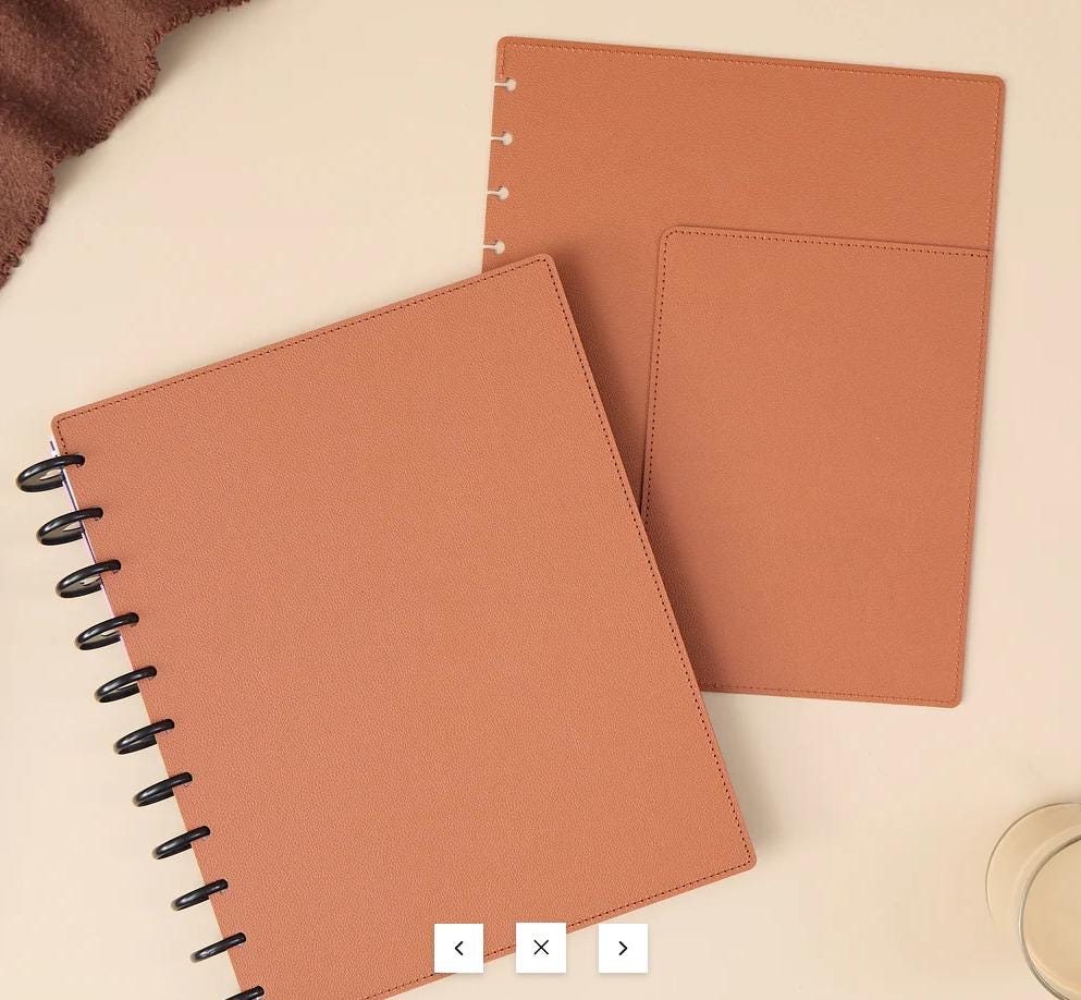 Big Deluxe Snap-In Covers - Camel - MAMBI Happy Planner