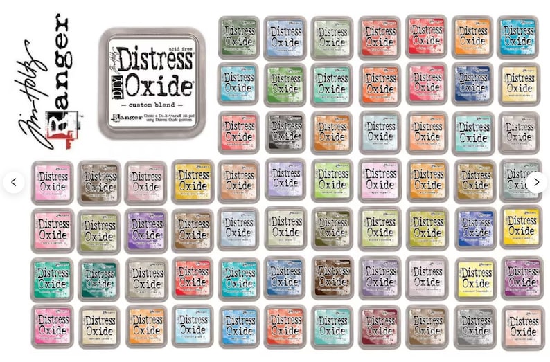 3x3" Tim Holtz Distress Oxide Ink Pads - Choose From 72 - Etsy