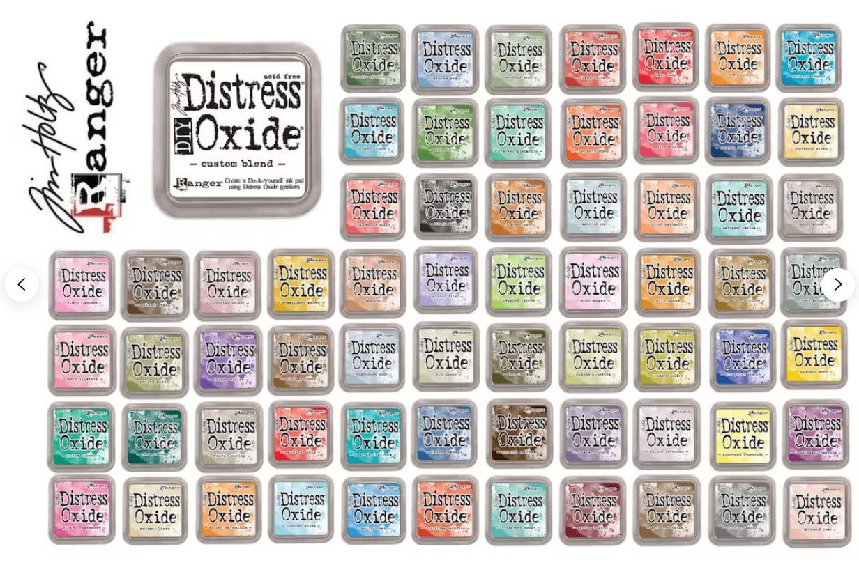 TIM HOLTZ DISTRESS, Oxide Ink Pads, Full Size, 29 Colors to Choose From,  Inkpads, Stamp Ink Pad, Scrapbooking, Painting, Factory Sealed, New 