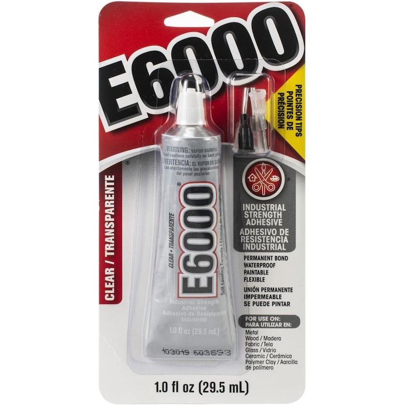 E6000 Industrial Strength Adhesive 0.5 Oz 1.0 Oz With Etsy
