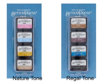 Spellbinders Betterpress Ink Mini Set 4/pkg by Dina Wakley - Etsy