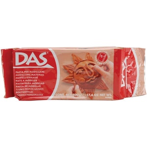DAS Air Dry Clay 17.5 oz or 2.2 lbs - Terra Cotta