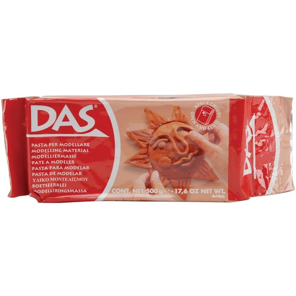 DAS Air Dry Clay 17.5 oz - Terra Cotta