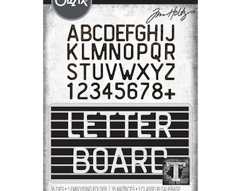 SIZZIX ALPHABET 35 Die Sets for Die Cutting Machine Big Shot