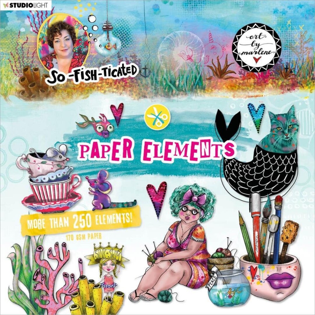 Art by Marlene Sofishticated Paper Elements Set Etsy