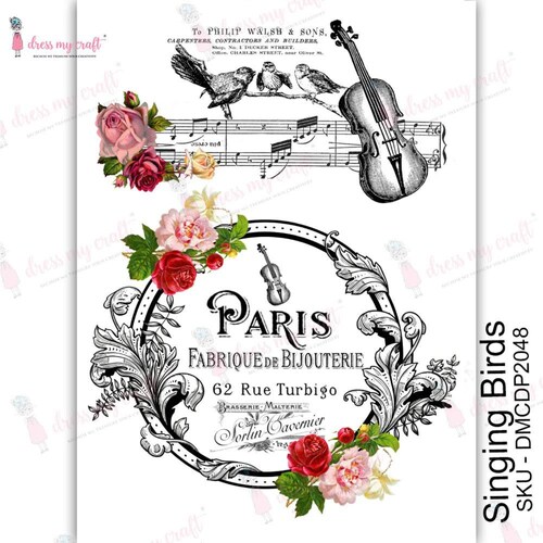 Dress My Craft Transfer Me Transfer Paper Flowers All Etsy