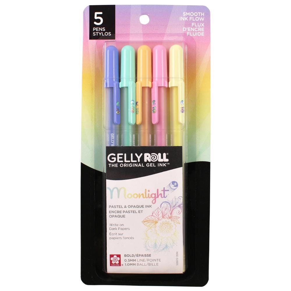 Sakura MEDIUM White 08 Gelly Roll Pack of 3 Pens 