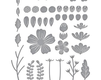 Troqueles grabados Spellbinders - Be Bold Blooms S5-502