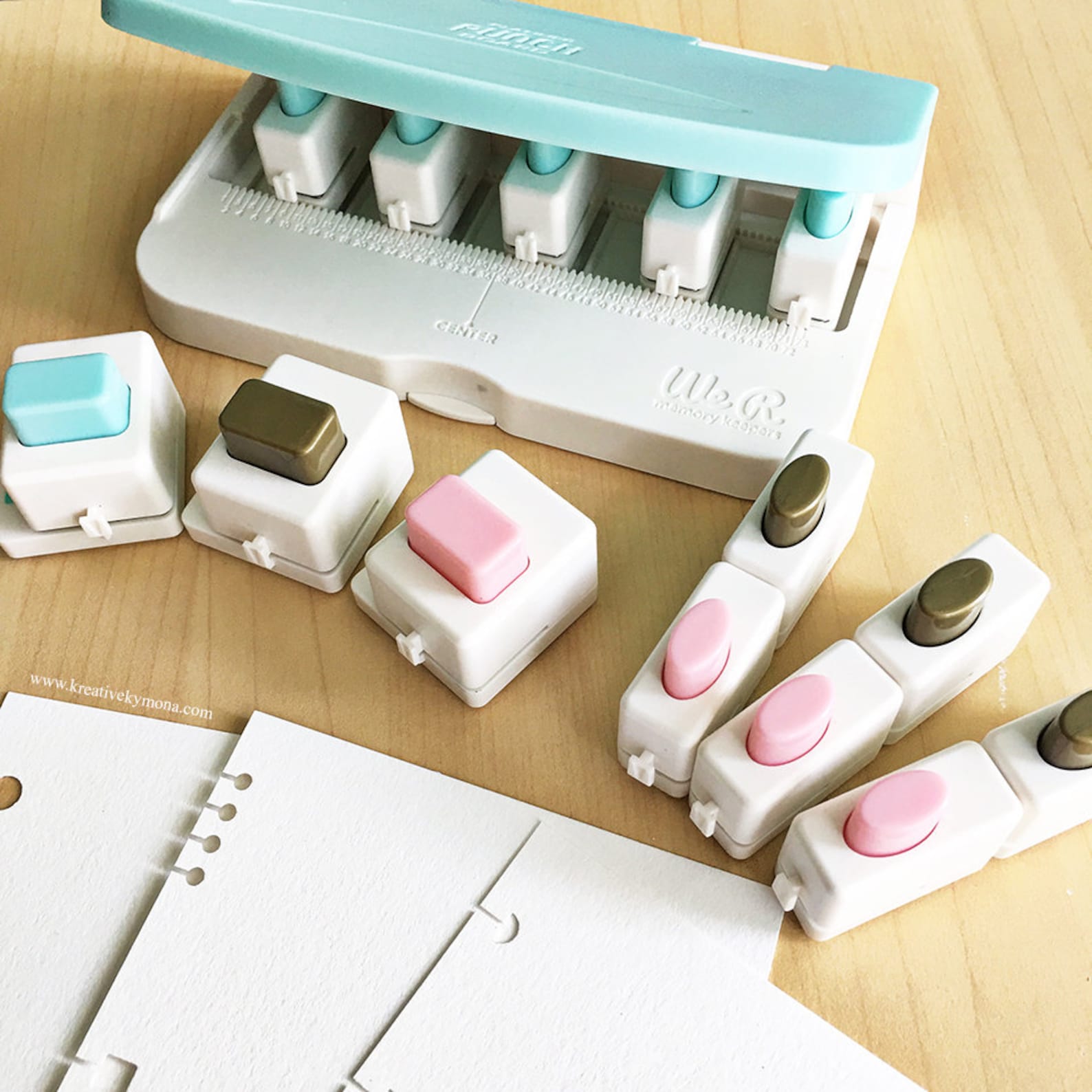 WRMK Planner Punch Board Bundle - for Standard Hole, Disc, and Spiral ...