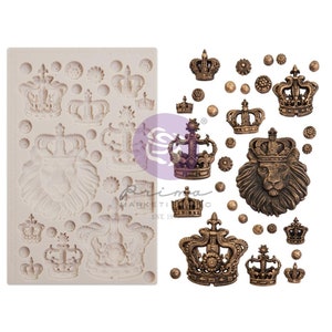 Free Shipping! Finnabair Regalia Decor Moulds 5&quot;X8&quot; 969554 - Prima Marketing