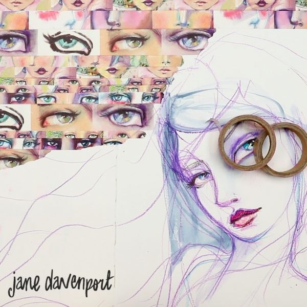 Jane Davenport Washi Faces Eyes