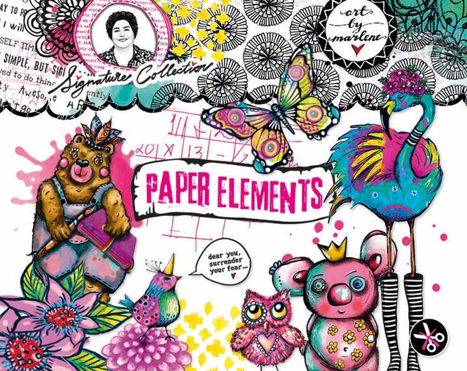 Art by Marlene Mixed up 12x12 Background Paper: Nr. 14, 12 Designs ...