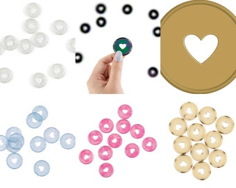 Medium Plastic Expander Discs - Choice of Colors - Happy Planner 9 each Pack
