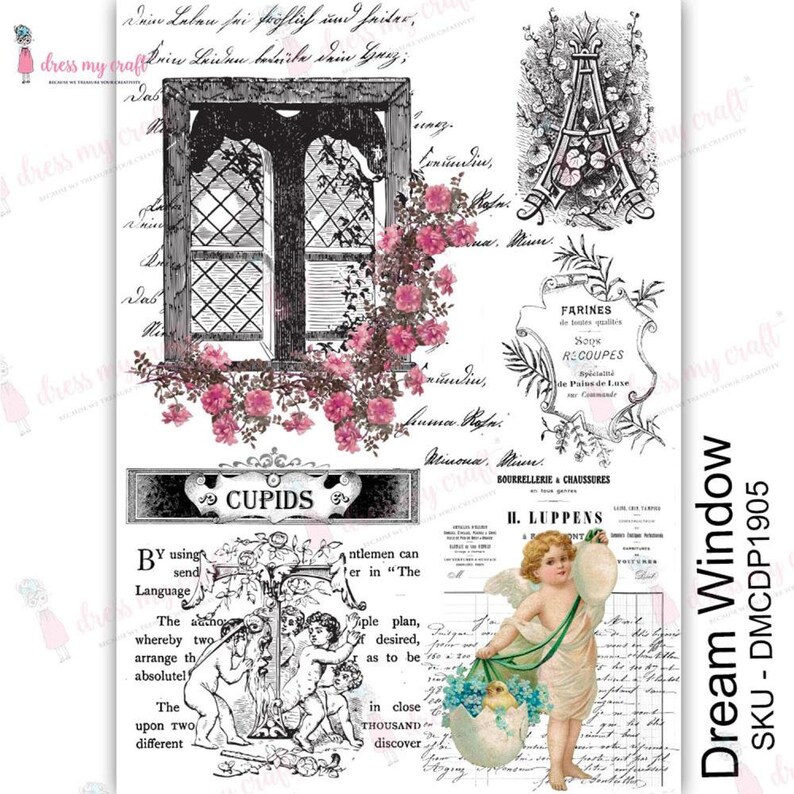 Dress My Craft Transfer Me Transfer Paper Dream Window Etsy