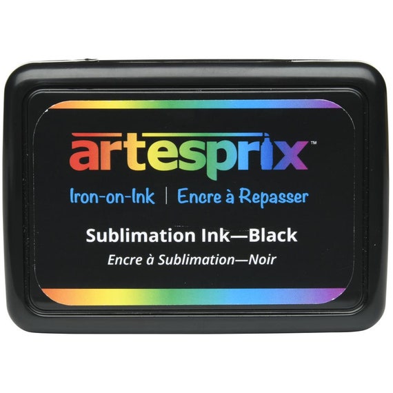Artesprix Iron - on - Ink Sublimation Stamp Pad Black