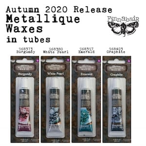 Added New Colors! Art Alchemy Finnabair Art Alchemy Metallique Wax .68 Fluid Ounce New Tube Packaging - Prima Marketing