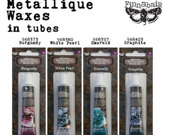 Added New Colors! Art Alchemy Finnabair Art Alchemy Metallique Wax .68 Fluid Ounce New Tube Packaging - Prima Marketing