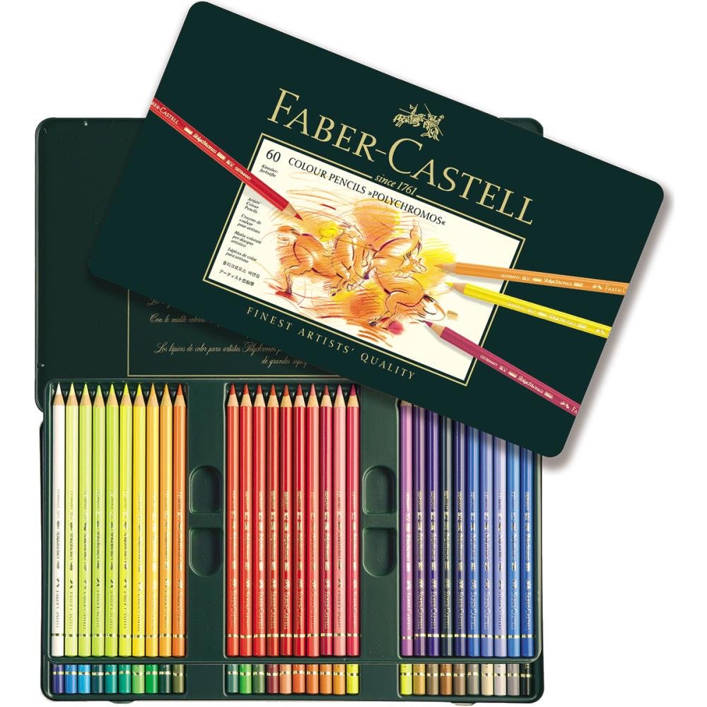 Faber-Castell Polychromos 36 Pencil Metal Tin Set