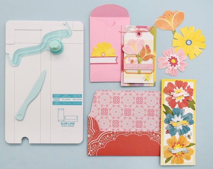 We R Memory Keepers Slimline Card Punch Board Etsy