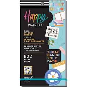 Teacher Notes Classic Value Pack Stickers - MAMBI Happy Planner Stickers