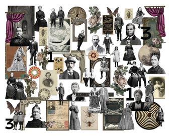 Capas de Tim Holtz Idea-ology + Muñecas de papel para Halloween - TH94441