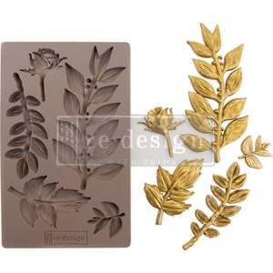 Free ShippingPrima Marketing Leafy Blossoms Re-Design Decor Mould 635756