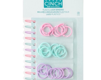 We R Memory Keepers Cinch Plastic Loop Binding 24/Pkg