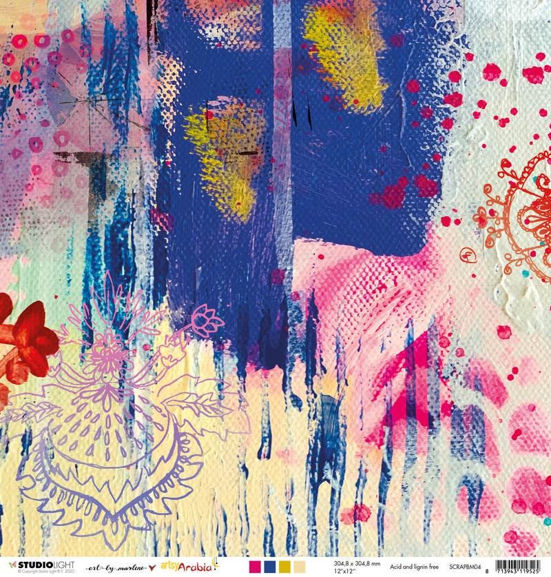 Art by Marlene Stencil Artsy Arabia MASKBM12 Etsy