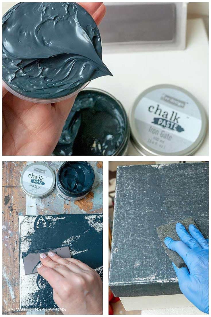 Russett Chalk Paste Redesign Chalk Paste Stencil Paste Decor Paste 1 Jar  100ml 