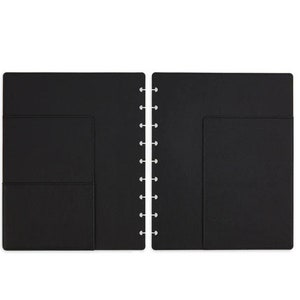 Classic Deluxe Snap-In Covers - Black - MAMBI Happy Planner