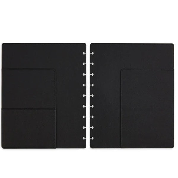 Classic Deluxe Snap-In Covers - Black - MAMBI Happy Planner