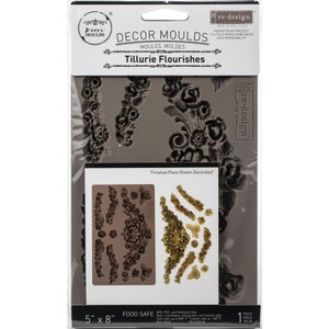 Free Shipping! Prima Marketing Tillurie Flourishes Re-Design Decor Mould 636364