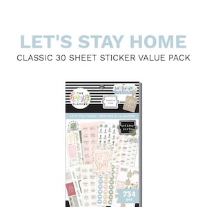 Happy Memory Keeping™ Value Pack Stickers - Let&#39;s Stay Home