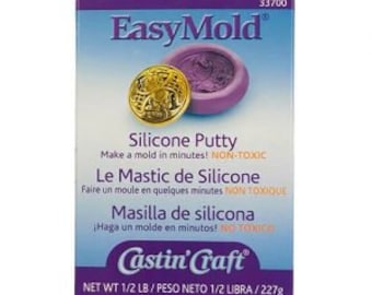 Easy Mold Silicone Molding Putty for Casting and Jewelry Making 1/2-Pound 
