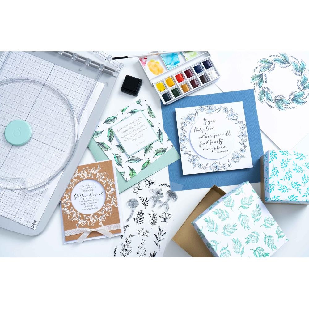 ステンシルとスタンプツール用のスタンプ＆スピンツール - Sizzix