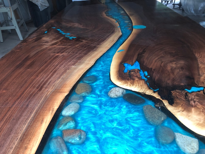 AuthenticAntler Live Edge River Table